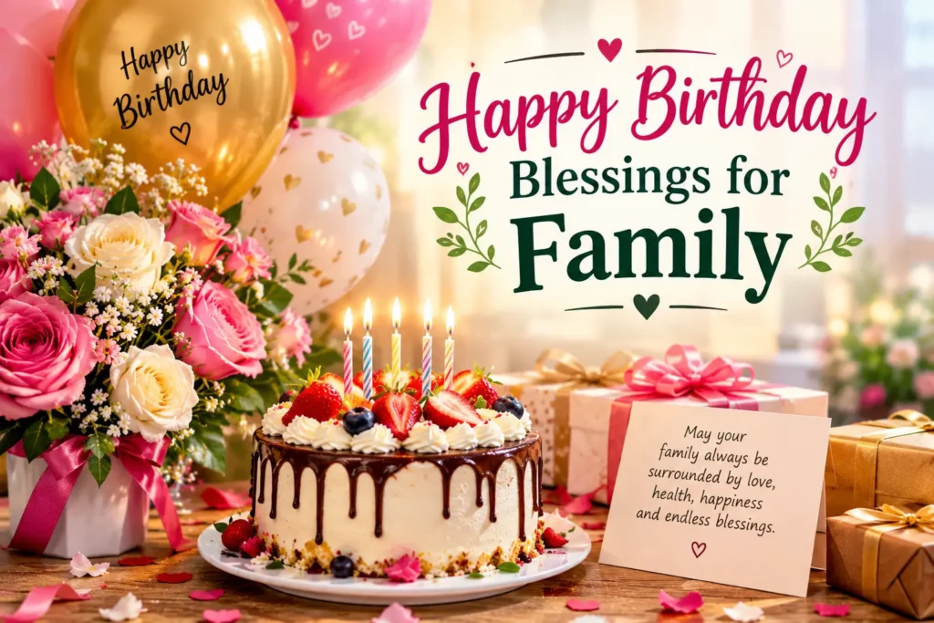 Happy Birthday Blessings for Family