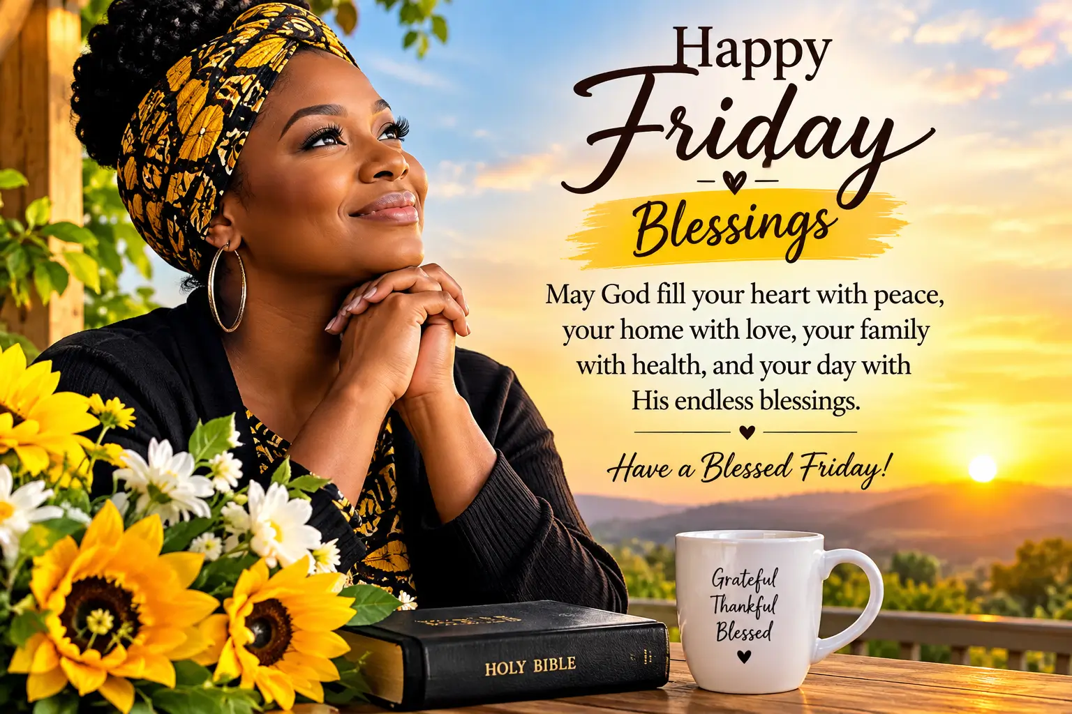 African American spiritual Friday blessings
